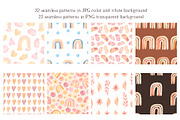 Watercolor Rainbows Pattern, a Pattern Graphic by MayaNavits (Thumbnail 4 of 10)