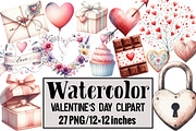 Valentine's Day Clipart, an Illustration by Design Market (Thumbnail 1 of 3)
