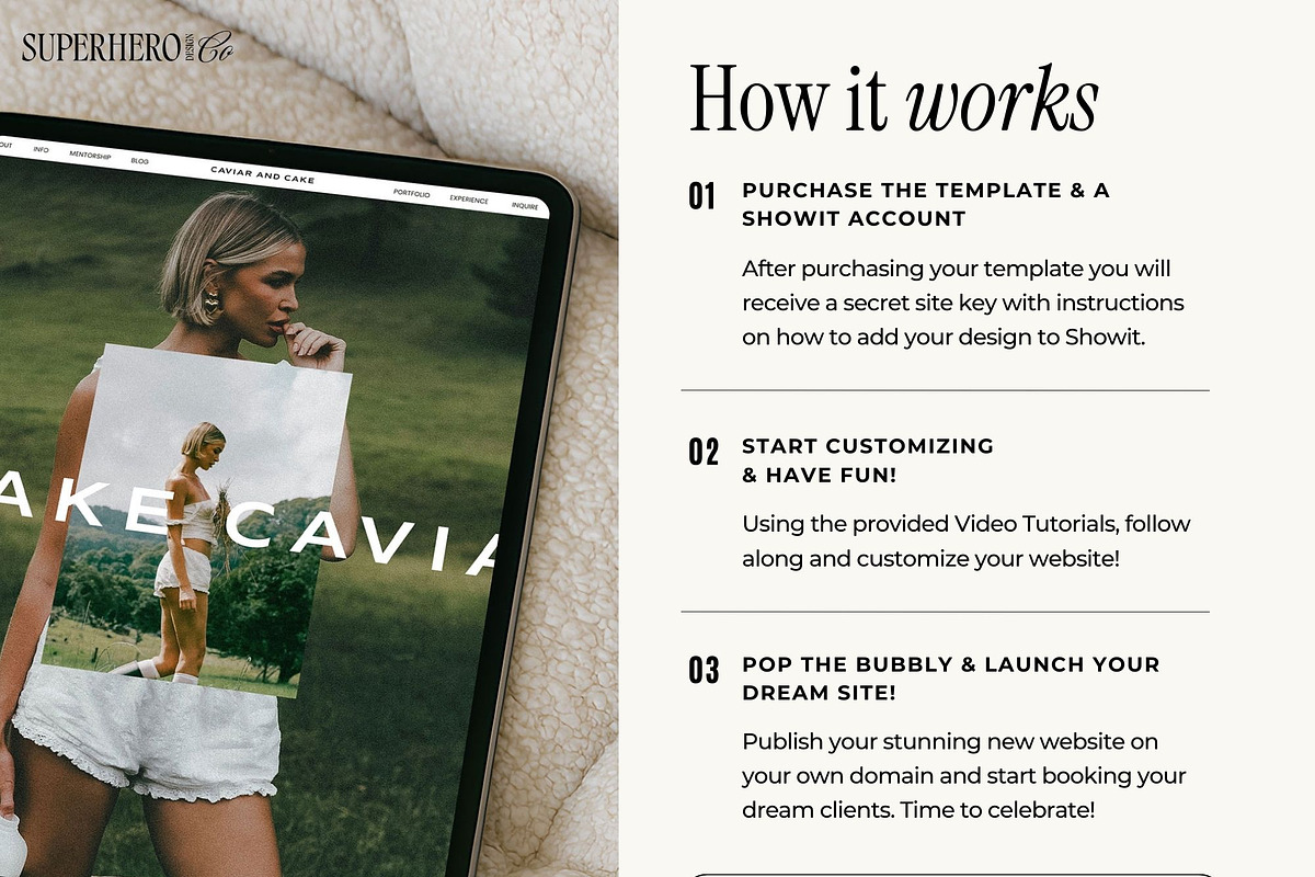 Showit Website Template Photographer, a Websites & App Template by Superhero Design Co. (Photo 6 of 7)