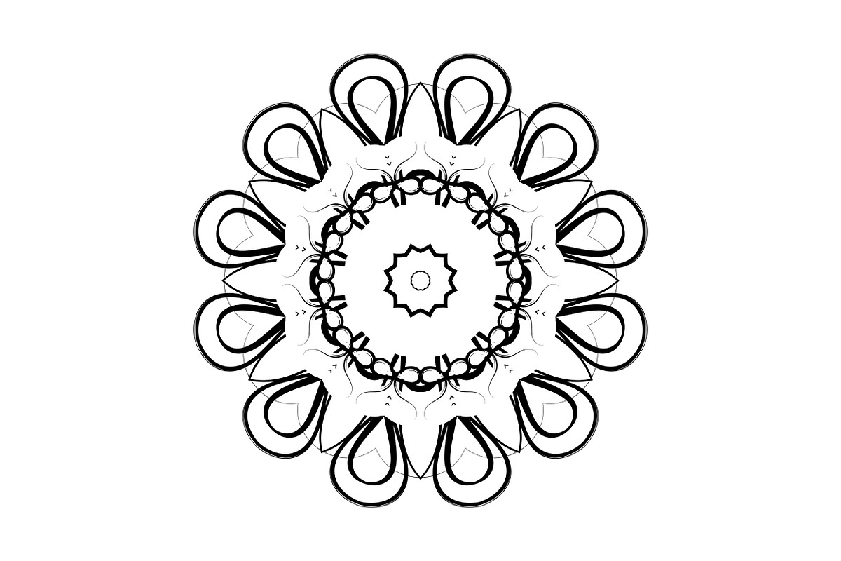 Decorative Mandala Digital Art Pack, a Decorative Illustration by NJ Himel (Photo 64 of 101)