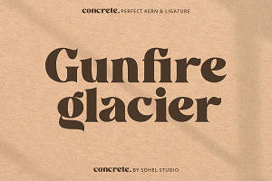 Concrete - Bold Advertising Typeface