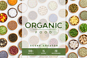 Organic Food Scene Creator_01, a Product Mockup by Mila (Thumbnail 1 of 7)