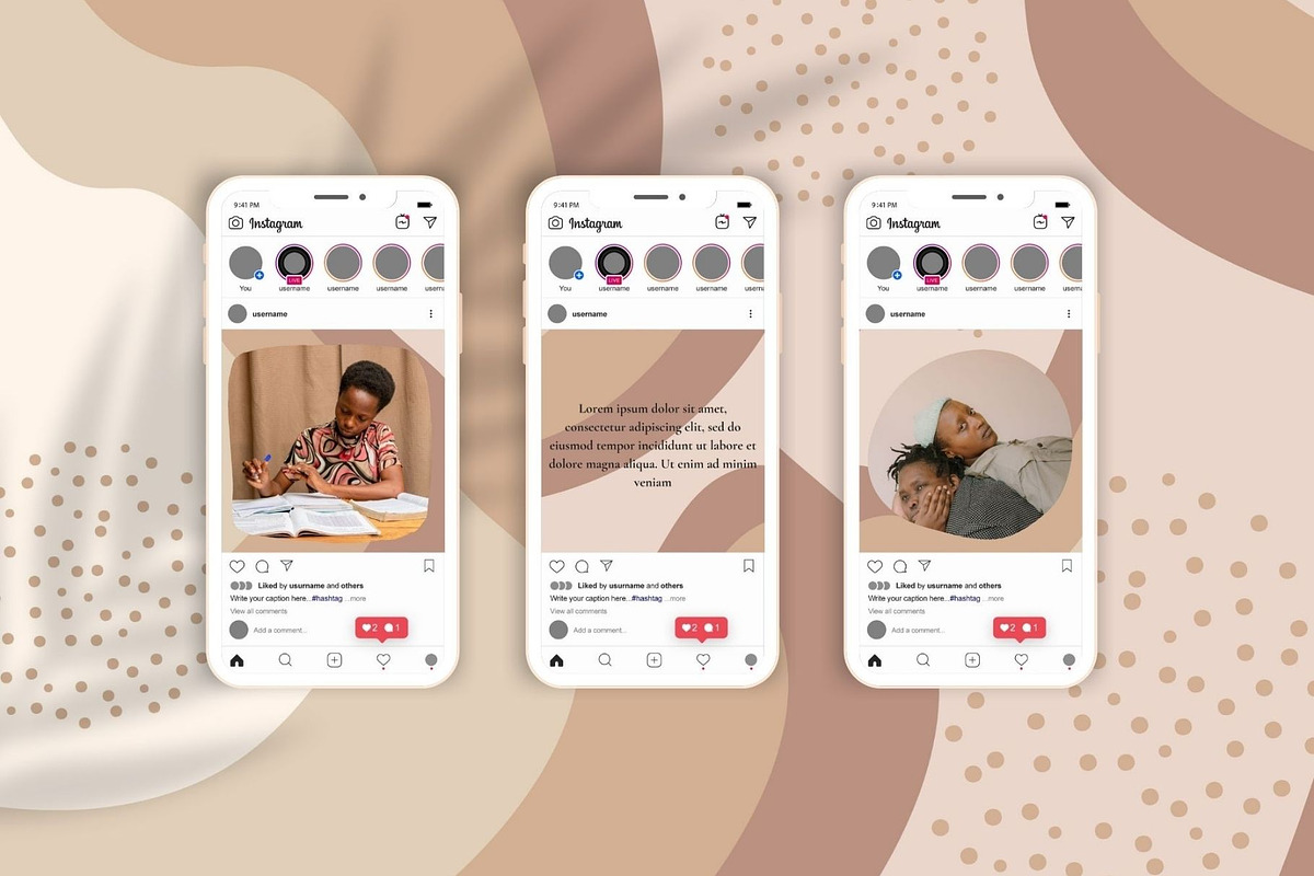 Rainbow Instagram Puzzle Canva, a Social Media Template by bonadigitals (Photo 3 of 3)