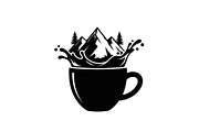 Mountain Coffee Cup Design Bundle, an Illustration by yasushie (Thumbnail 30 of 31)