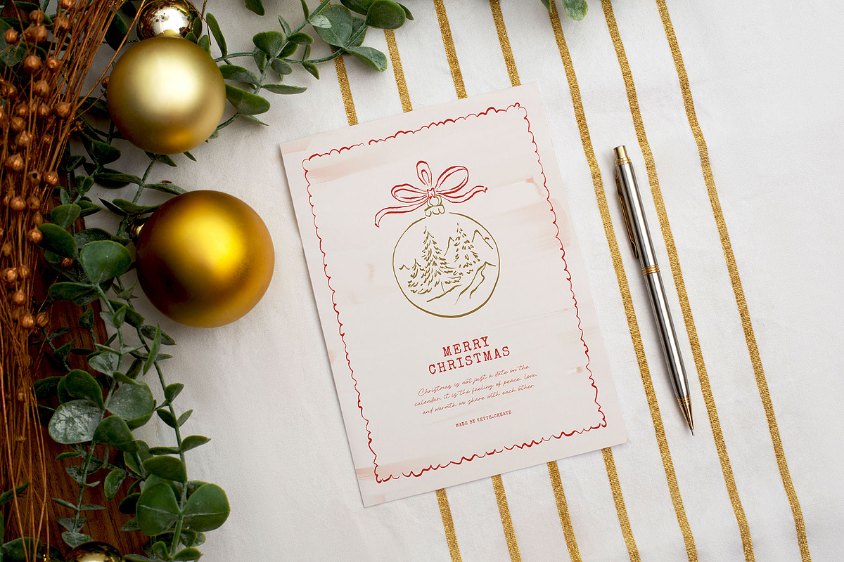Vintage Christmas | Illustration Kit, a Seasonal Illustration by KetteCreate (Photo 4 of 11)