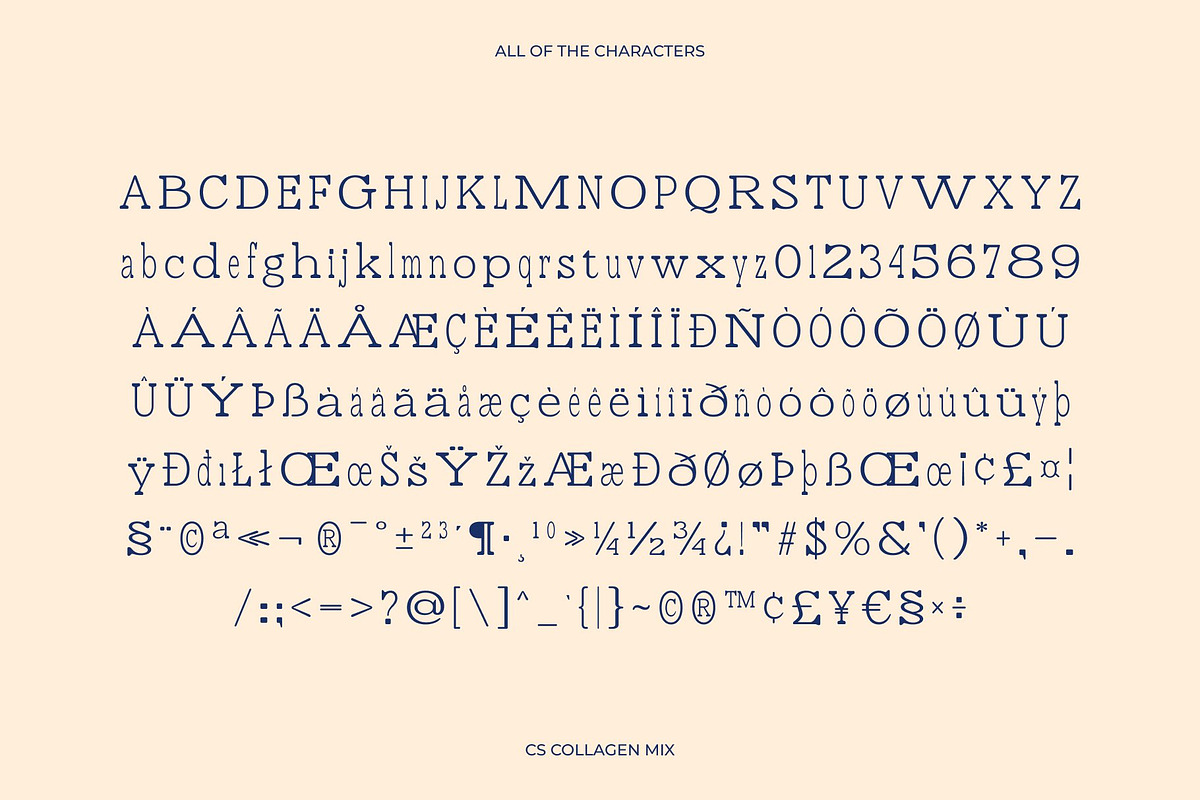 CS Collagen Mix, a Serif Font by Craft Supply Co. (Photo 8 of 8)