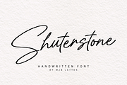 Shuterstone | Elegant Script, a Script Font by MJB Letters (Thumbnail 1 of 10)