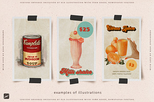 70s Cafe Procreate Texture Brushes