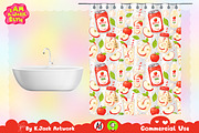Cute Apple Soda Drink Seamless, a Background Graphic by K.JackArtwork (Thumbnail 7 of 8)