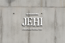 Jehi - Elegant Modern Serif Typeface