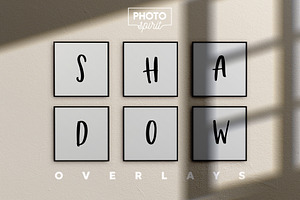 Organic Shadow Photo Overlays