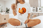 Thanksgiving Turkey PNG, Fall, an Illustration by SharpMarketplace (Thumbnail 9 of 9)