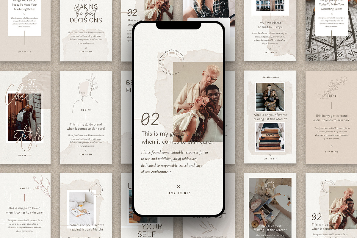 Canva Instagram Posts & Stories Pack, a Social Media Template by SilverStag Type Foundry (Photo 40 of 48)