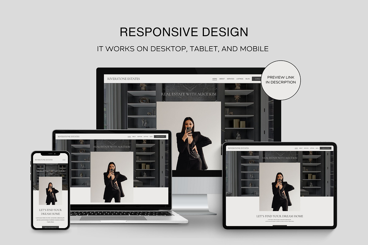 Squarespace 7.1 Template: Riverstone, a Squarespace Template by Deb Creative Studio (Photo 5 of 9)
