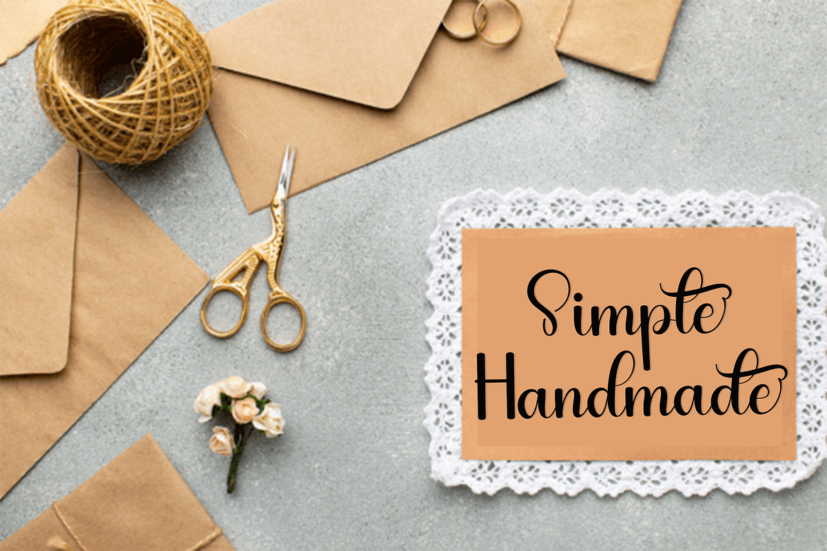 Vintage, a Handwritten Font by InermediaSTUDIO (Photo 8 of 8)