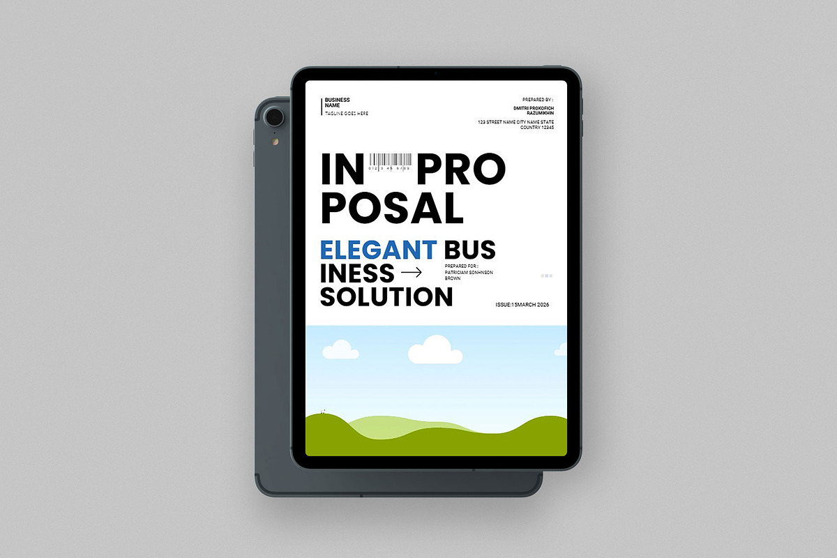 Project Proposal Template | Canva, a Brochure Template by ElvinPrint (Photo 2 of 9)