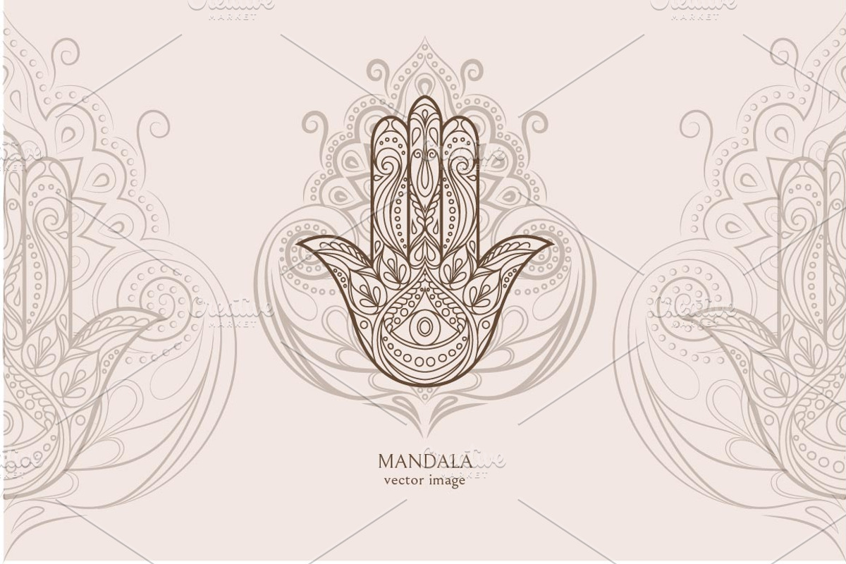 Mandala. Vector illustration., a Decorative Illustration by Anastasiia_Dzhioeva (Photo 1 of 2)