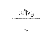 Turvy — A Comic Sans Replacement, a Sans Serif Font by Mix Fonts (Thumbnail 1 of 3)