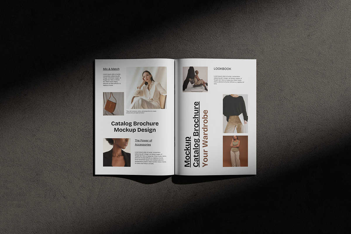 Catalog A4 Magazine Mockup, a Books & Magazine Mockup by AKMAL STUDIO (Photo 6 of 10)