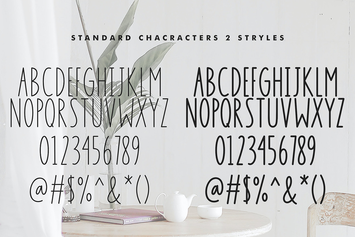 Simply Charming- Tall & Skinny Font, a Sans Serif Font by Jimtype Studio (Photo 2 of 9)