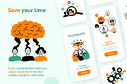 Teamwork Concept Set Vector, an Object Graphic by 35lab (Thumbnail 4 of 6)
