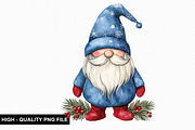 Christmas Gnome Clipart Bundle, an Illustration by crative8112 (Thumbnail 9 of 10)