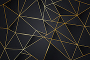 Black And Gold Mosaic Texture, a Background Graphic by Black White Mouse Design (Thumbnail 1 of 3)
