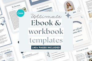 Ebook Workbook Canva Template, a Templates & Theme by Cate Creates