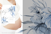 Icy Blue  - Transparent flowers, an Object Illustration by Olga Koelsch (Thumbnail 3 of 16)
