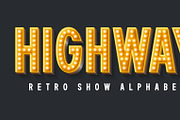 Bright lights show alphabet design, an Object Graphic by RevelStockart (Thumbnail 1 of 6)