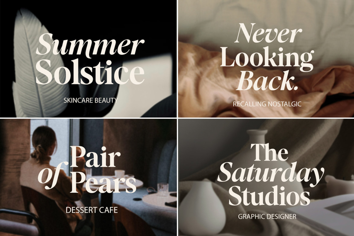 Recalling Nostalgic Font, a Serif Font by Mytha Studio (Photo 2 of 14)