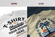 T-Shirt Mockup Bundle, a Shirt Mockup by cd-design.co (Thumbnail 5 of 7)
