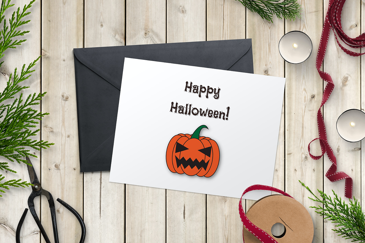 Halloween Pumpkin - 10 Illustrations, a Seasonal Illustration by Raafeya's Crafts (Photo 2 of 5)