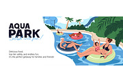 People in aquapark set, banner, a Person Illustration by PaperTrident (Thumbnail 6 of 6)
