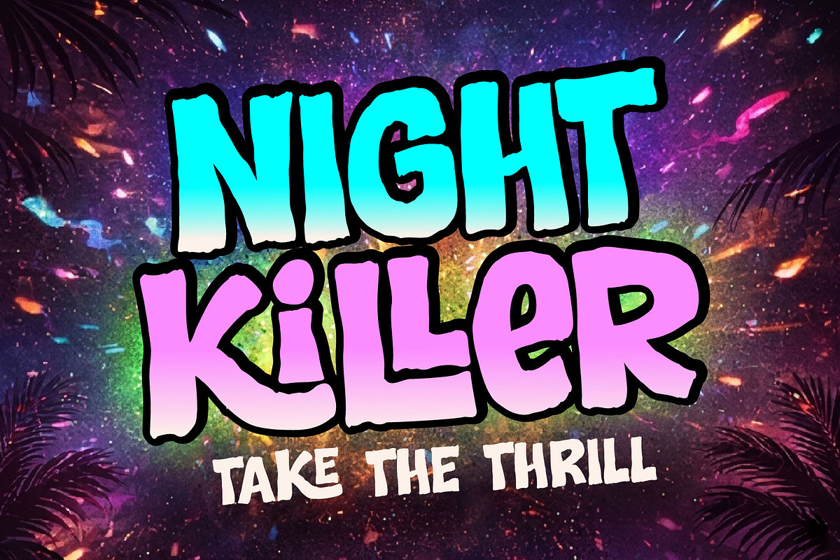 THRILL font, a Handwritten Font by KengGraphic (Photo 2 of 11)