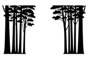 Forest Frame Silhouette SVG Bundle, an Illustration by jahid234 (Thumbnail 45 of 51)