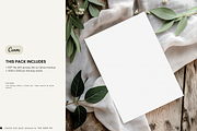 Invitation Card Mockup・Erna ¹, a Product Mockup by This Paper Fox (Thumbnail 4 of 5)