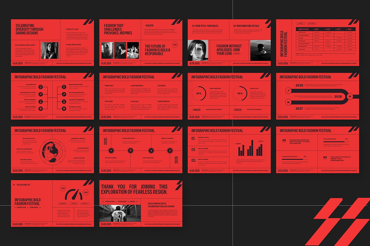 Bold Fashion - Google Slide, a Presentation Template by AQR Studio (Photo 2 of 3)