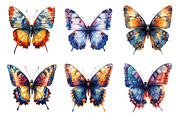 Quilted Butterflies Clipart Bundle, an Illustration by SinaCreation (Thumbnail 3 of 5)
