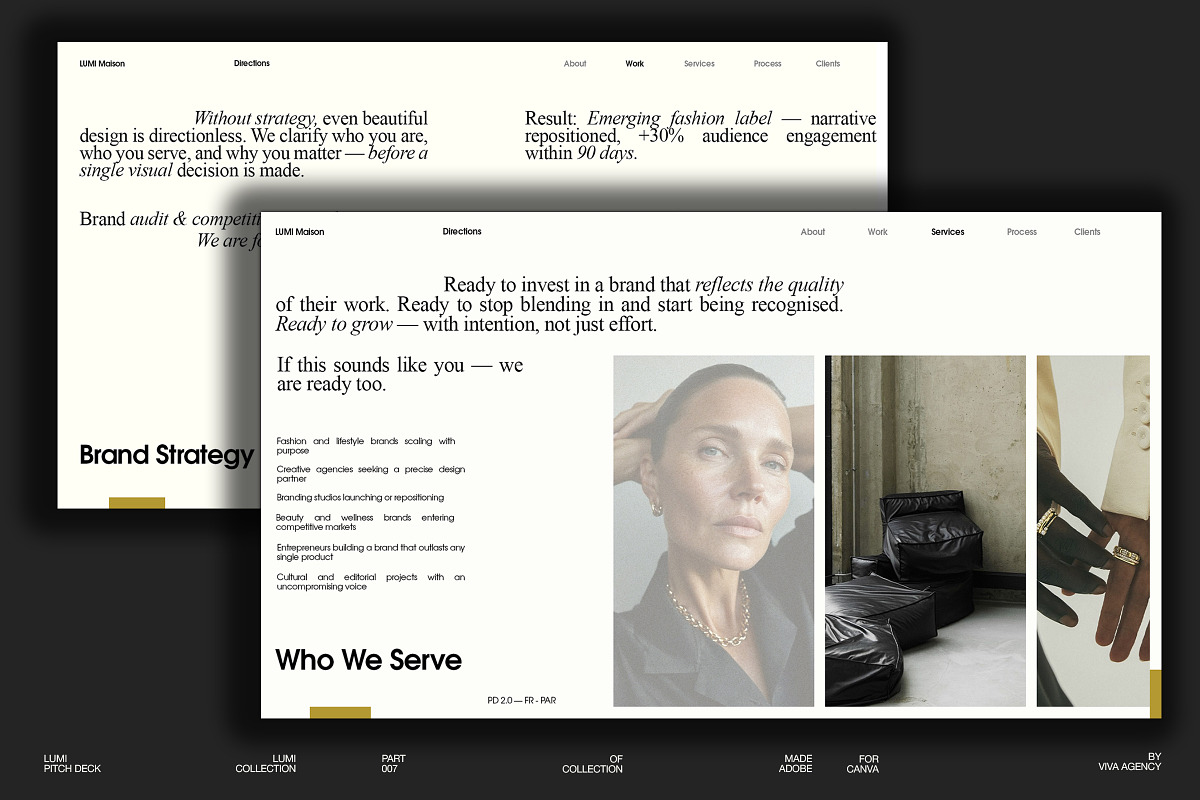 LUMI Maison | Pitch Deck, a Presentation Template by Viva Agency (Photo 3 of 15)