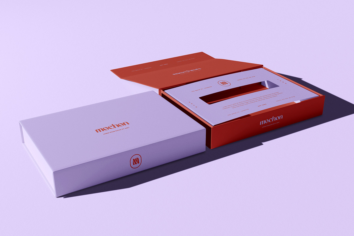 Sunlight magnetic product box mockup, a Packaging Mockup by Catkie - Digital Art (Photo 5 of 8)