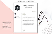 Resume template Simple style, a Resume Template by Annakristal (Thumbnail 3 of 5)