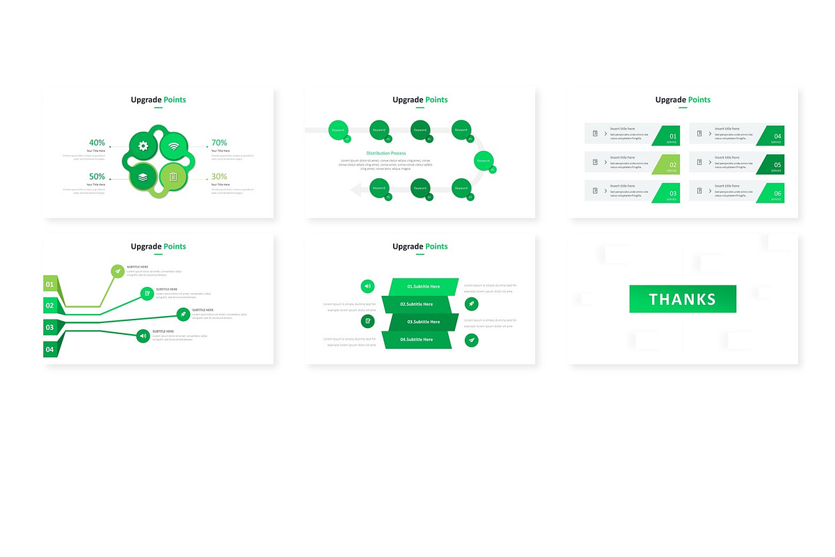 Upgrade - Powerpoint Template, a Presentation Template by AQR Studio