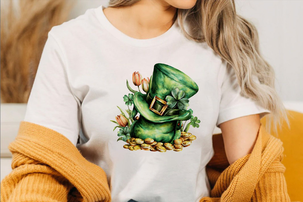 Watercolor St Patrick’s Day Clipart, an Illustration by SVGArt (Photo 4 of 7)