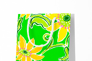 Preppy Seamless Sunflowers Pattern