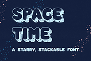 Space Time Font, a Font by Lauren Ashpole (Thumbnail 1 of 5)