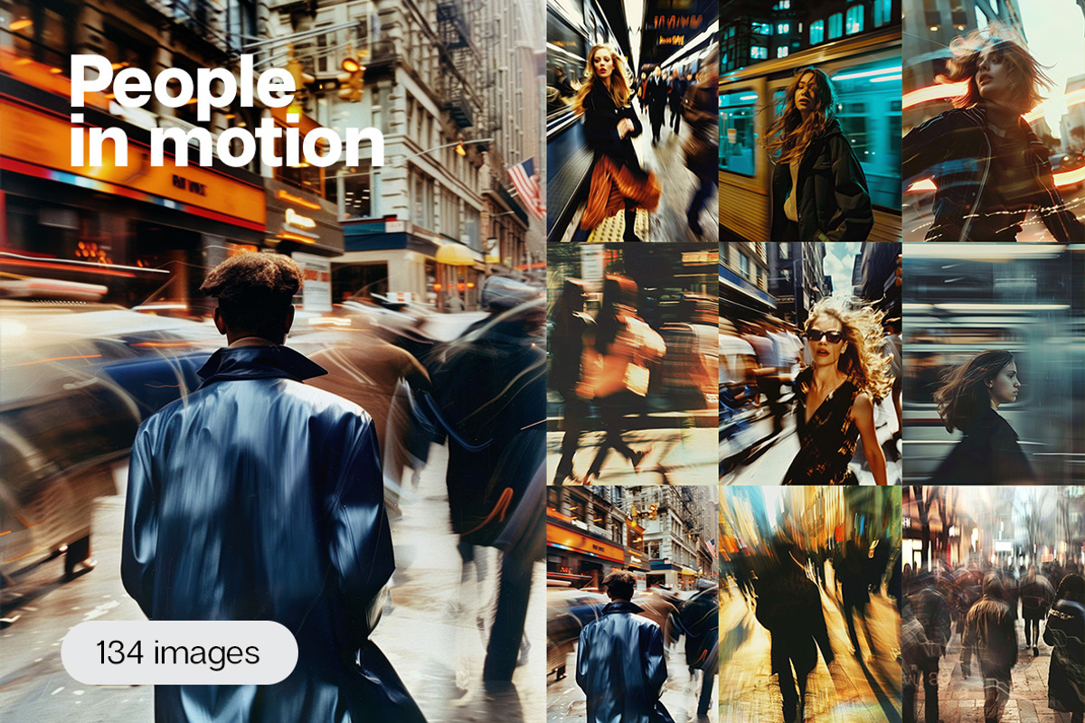 People in motion - 134 images, a Person Photo by Handmadefont (Photo 1 of 19)