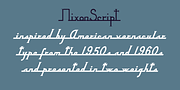 NixonScript, a Script Font by Barnbrook Fonts (Thumbnail 2 of 6)
