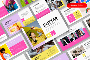 Butter–Business PowerPoint Template, a Presentation Template by kreatifreya