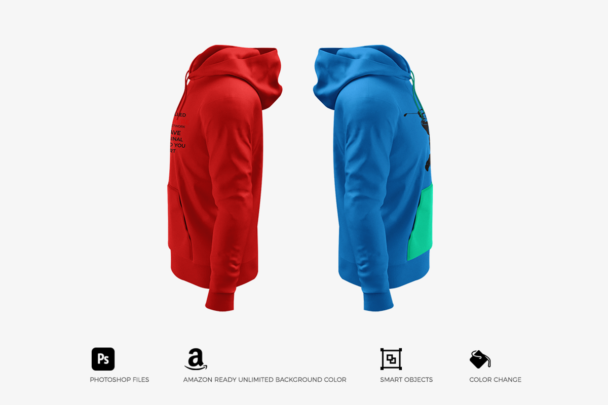 Men's Hoodie Mockups, a Hoody Mockup by Mock-up Store (Photo 5 of 7)